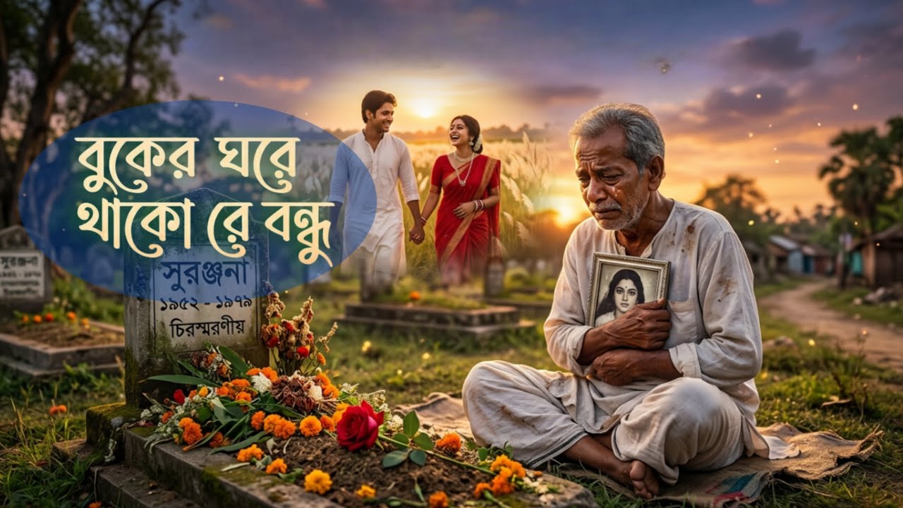 বুকের ঘরে থাকো রে বন্ধু | হৃদয়ে থেকো | Heart Touching Sad Bengali Love Song 2026