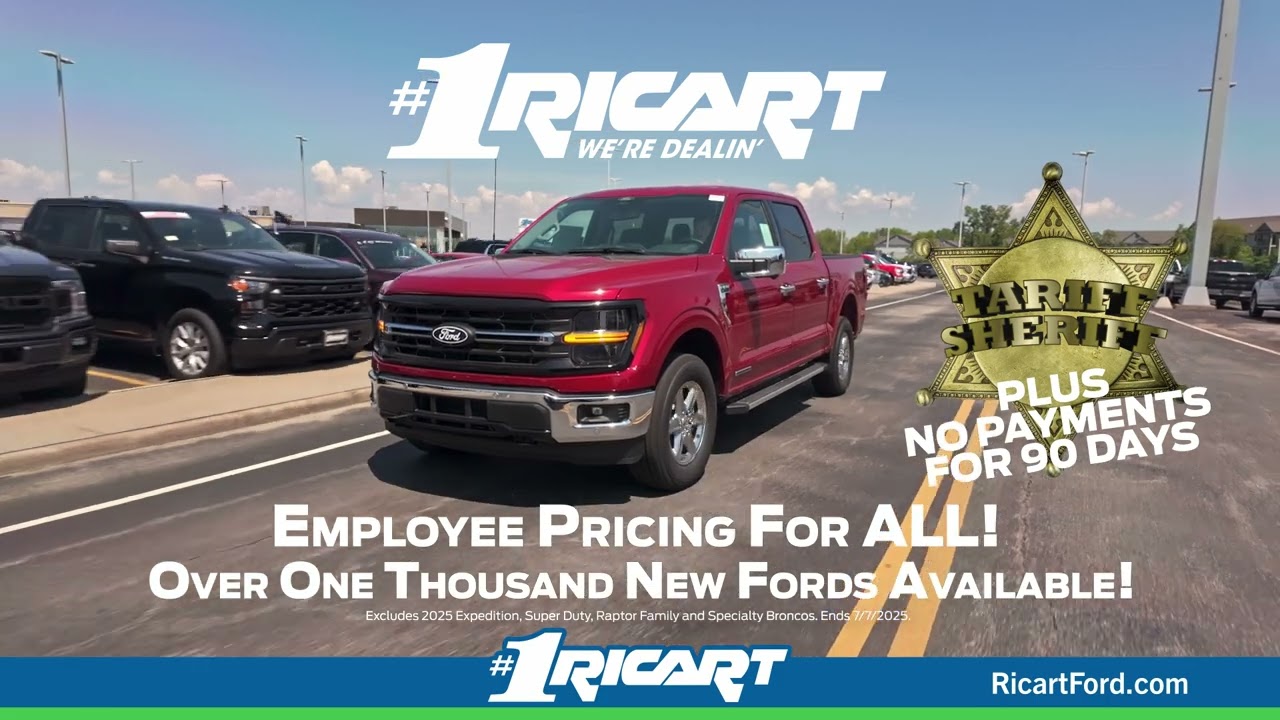 Save up to $20K on New Fords at Ricart Ford!