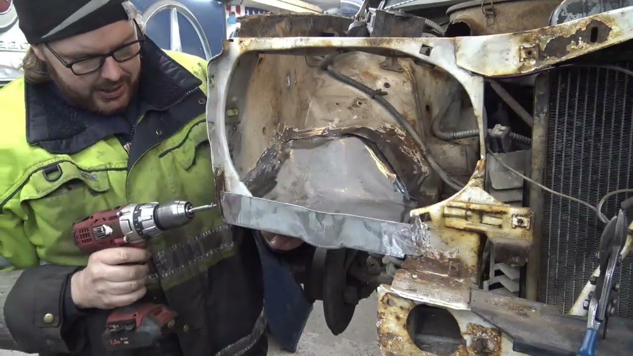 Lite rostfix på min 240d.