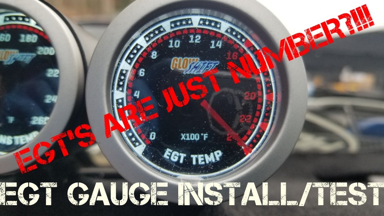 Installing/testing Glowshift EGT Gauge on my 12 valve