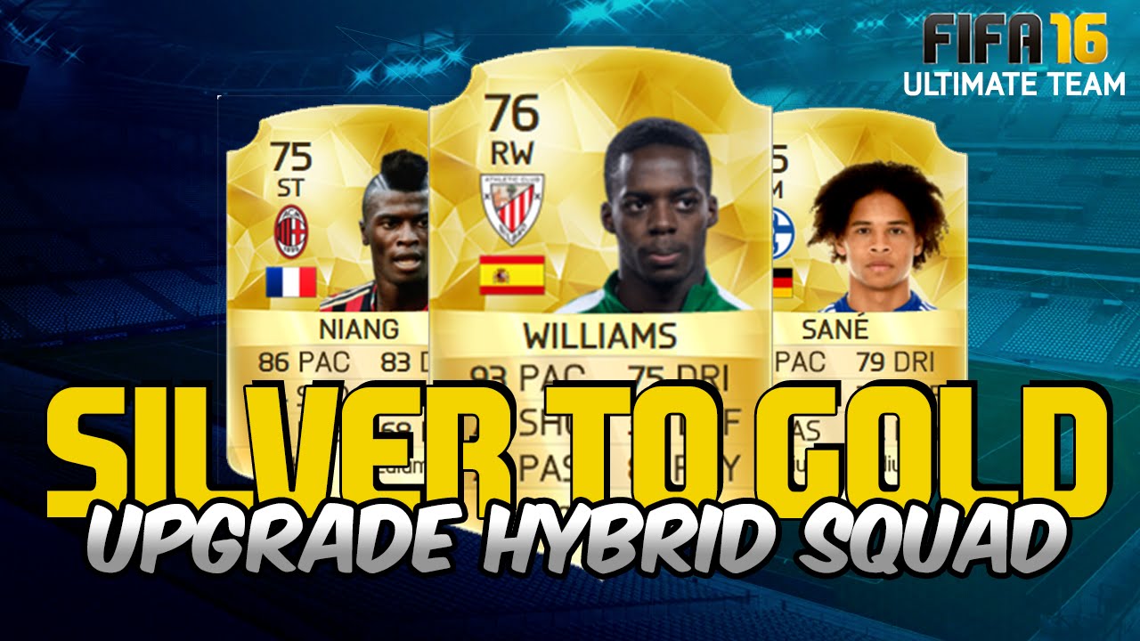 FIFA 16 | SILVER TO GOLD UPGRADES HYBRID for UNDER 25k! | Ultimate Team Squad Builder #30