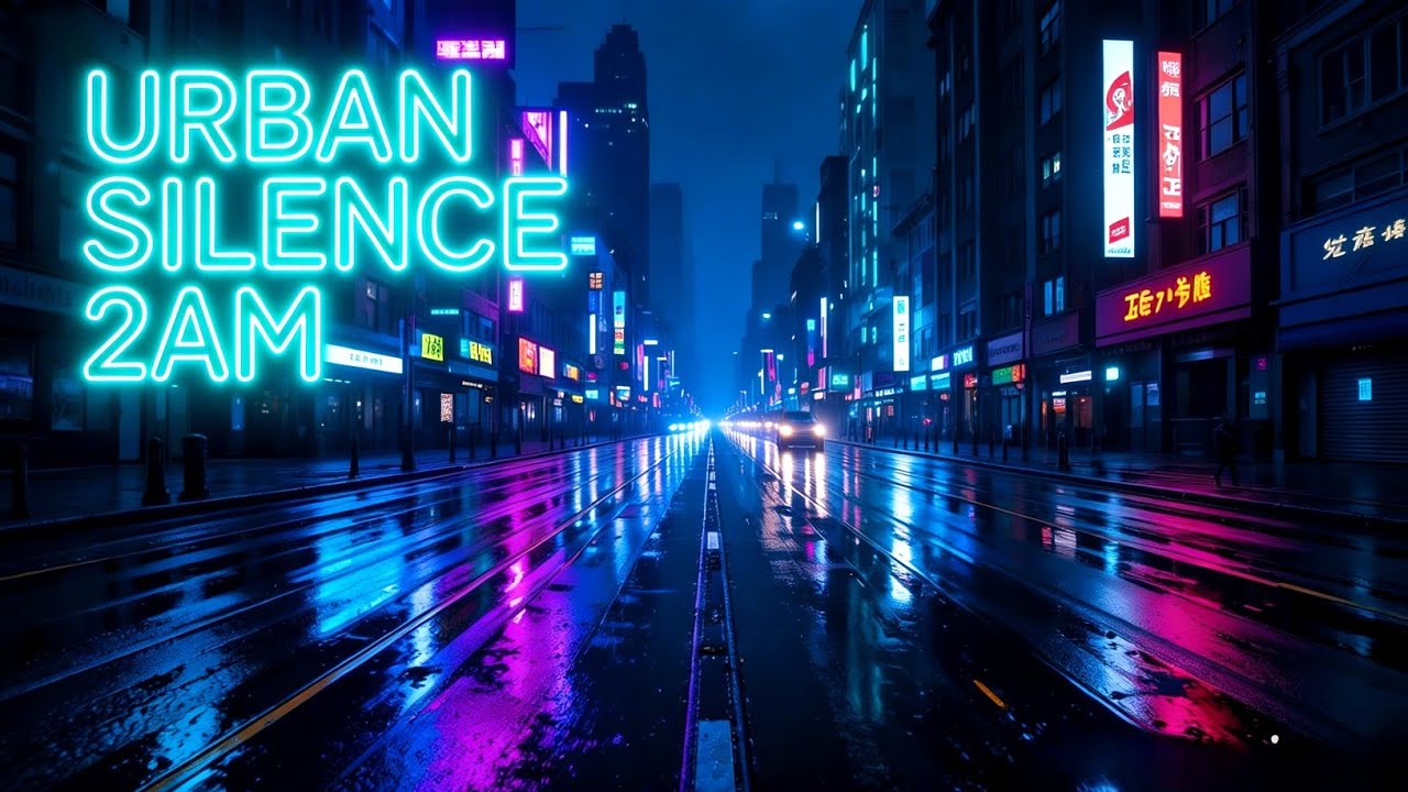 Urban Silence at 2AM 🌃 Neon Night Drive | Chill Electronic Midnight Drive Music