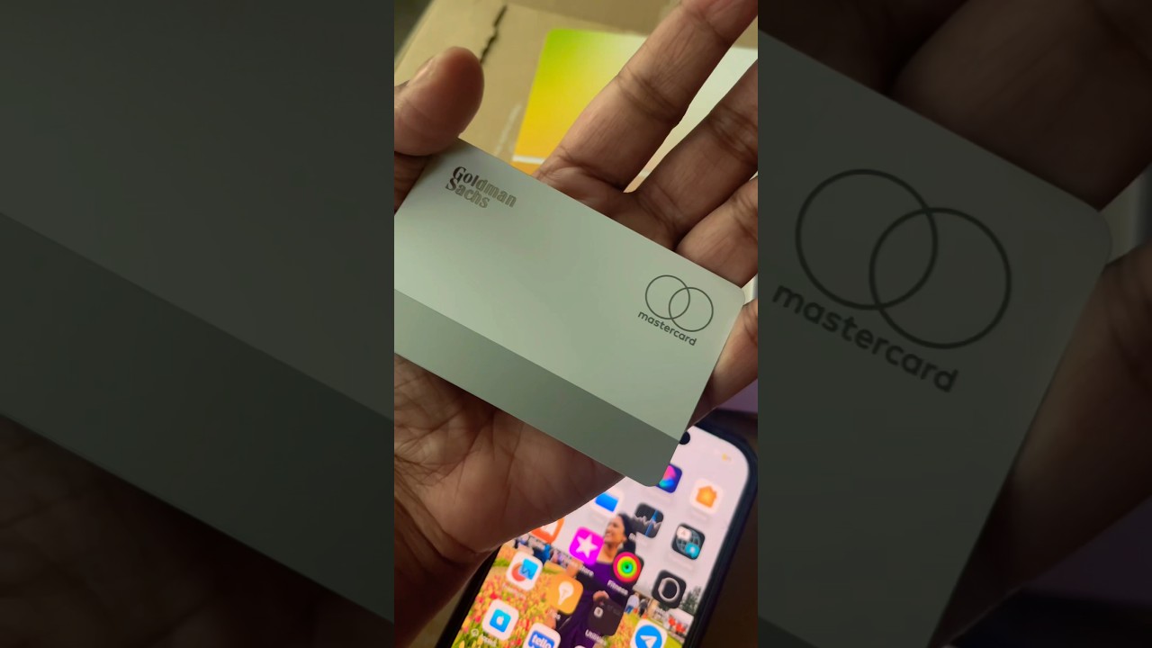 Activate Apple Card #goldmansachs #creditcard #contactlesspayments  #mastercard #physicalapplecard