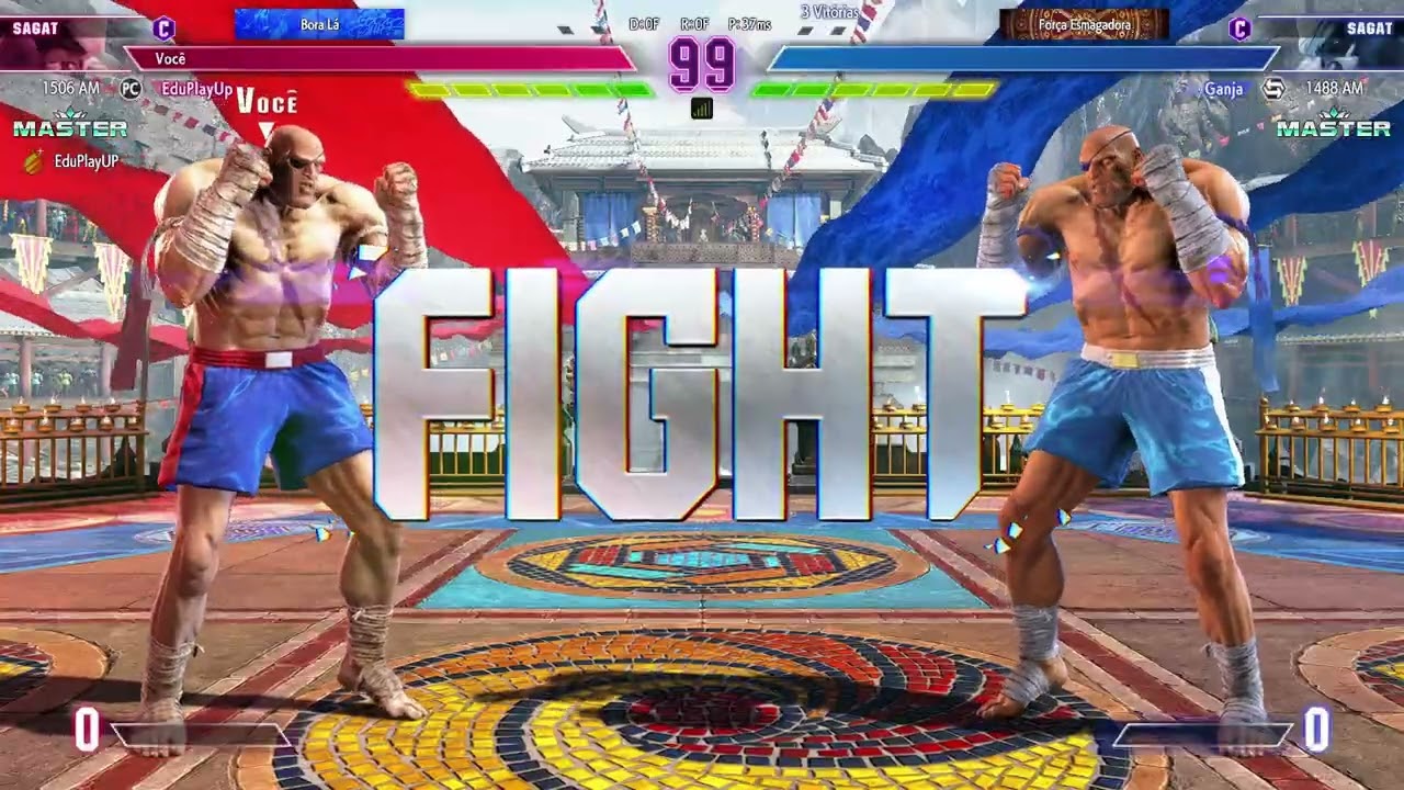 SF6 - Sagat #19 Rankeada braba pessoal...