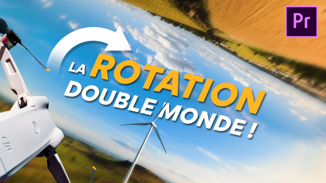 L'effet DOUBLE MONDE en Rotation : la transition GÉNIALE en drone ! Tutoriel