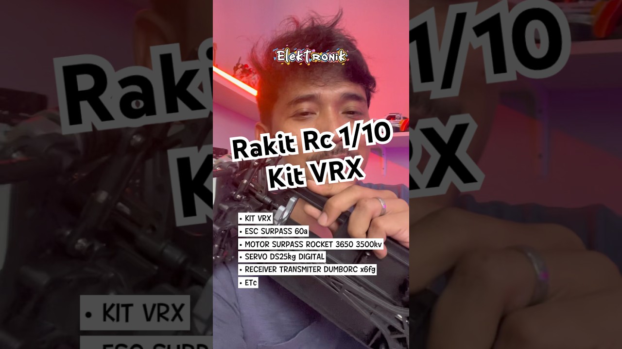 Rakit rc 1/10 dengan kit VrX apakah bisa jadi rally car enak dengan part murah⁉️