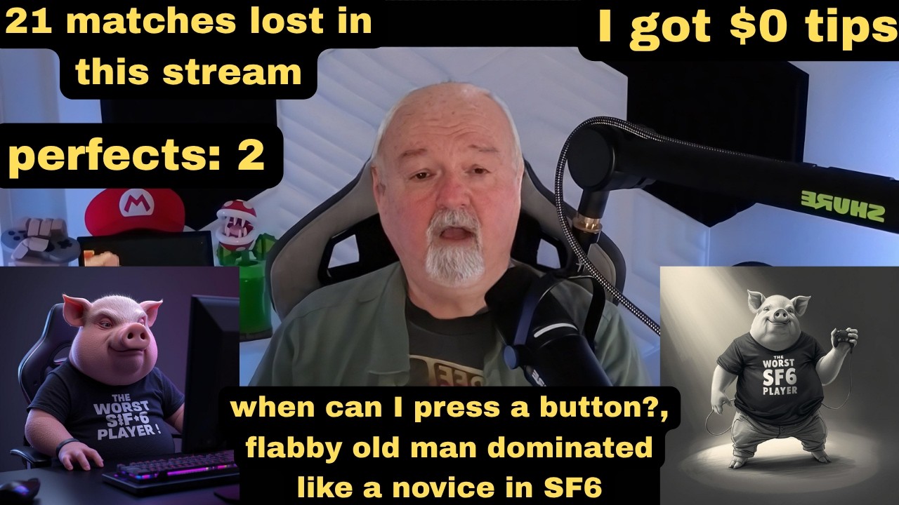 DsP--when can I press a button?, flabby old man dominated like a novice in SF6--I got $0 tips