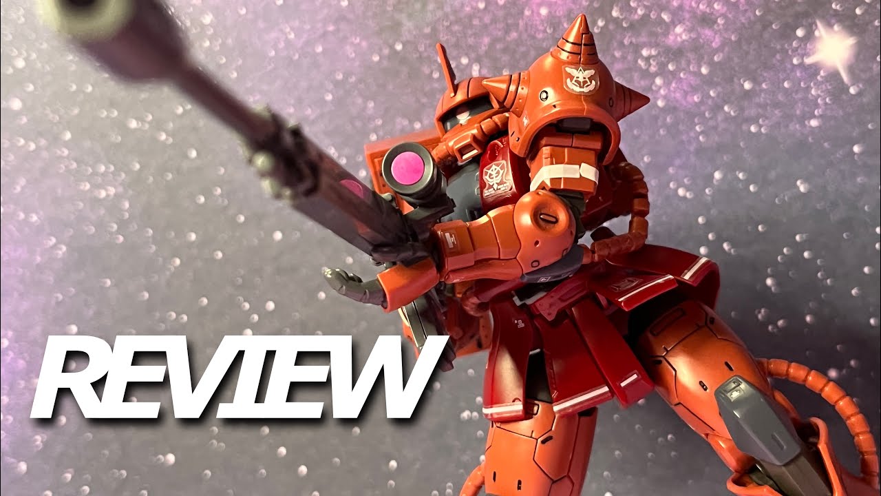 HG Zaku II Red Comet Version Review | GUNDAM THE ORIGIN