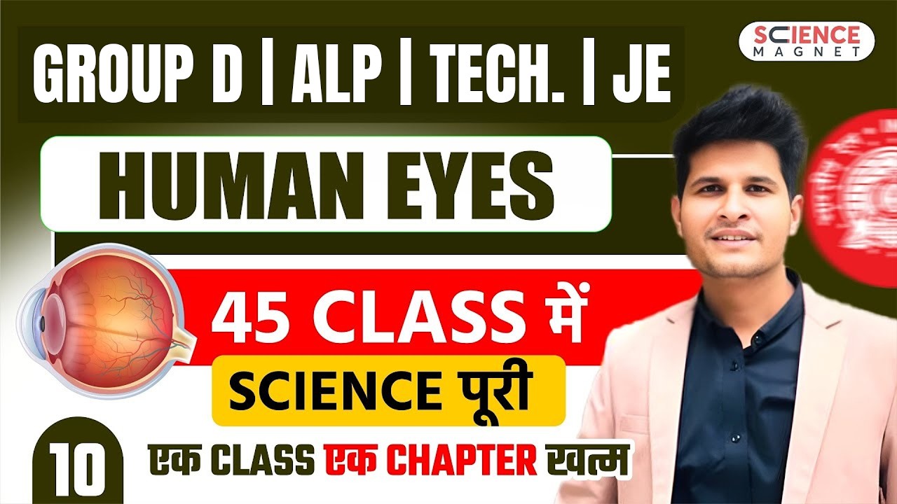 Class - 10 Human Eye | Railway Group D 2025 |45 Classes में पूरी Science | #neerajsir