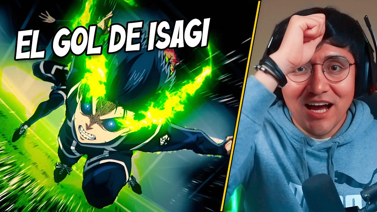 JUGANDORCRITICON REACCIONA AL GOL DE ISAGI - BLUE LOCK ⚽