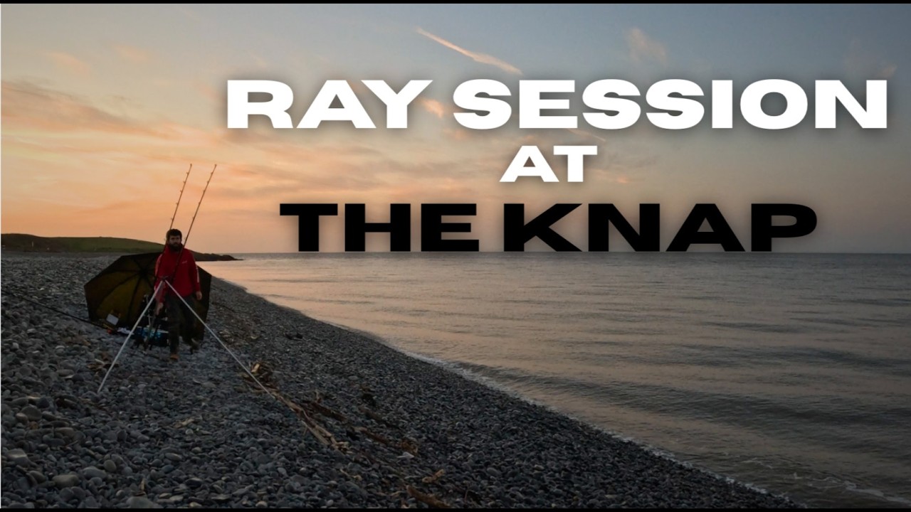 An early spring ray session at the Knap, Beach fishing South Wales