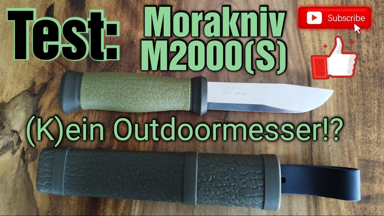 Test: Morakniv 2000(S) (K)ein Outdoormesser?!
