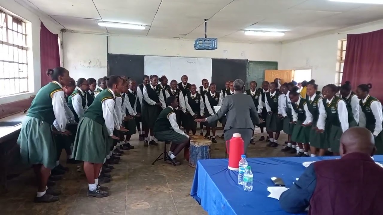 Nginda Girls performing zilizopendwa at the Central region KMF 2023