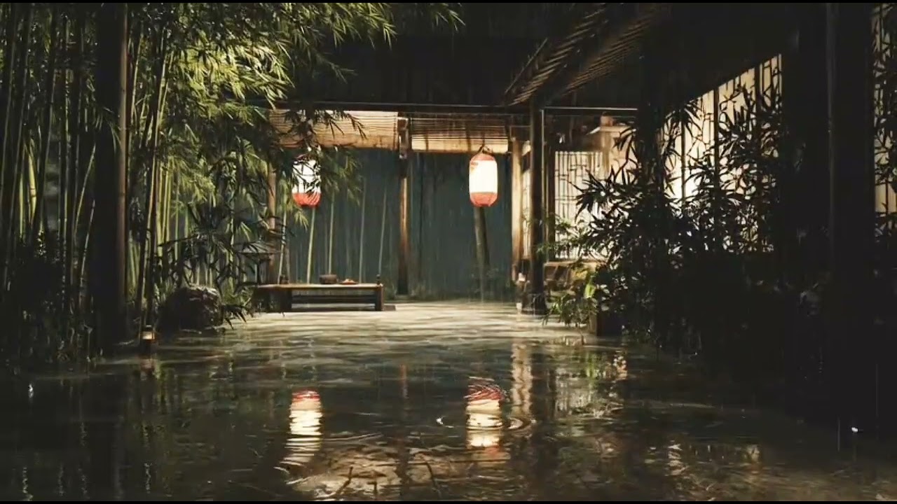 Relaksasi Malam – ASMR Suara Hujan Untuk Pengantar Tidur – Rain Sound Suasana Tenang Untuk Tidur