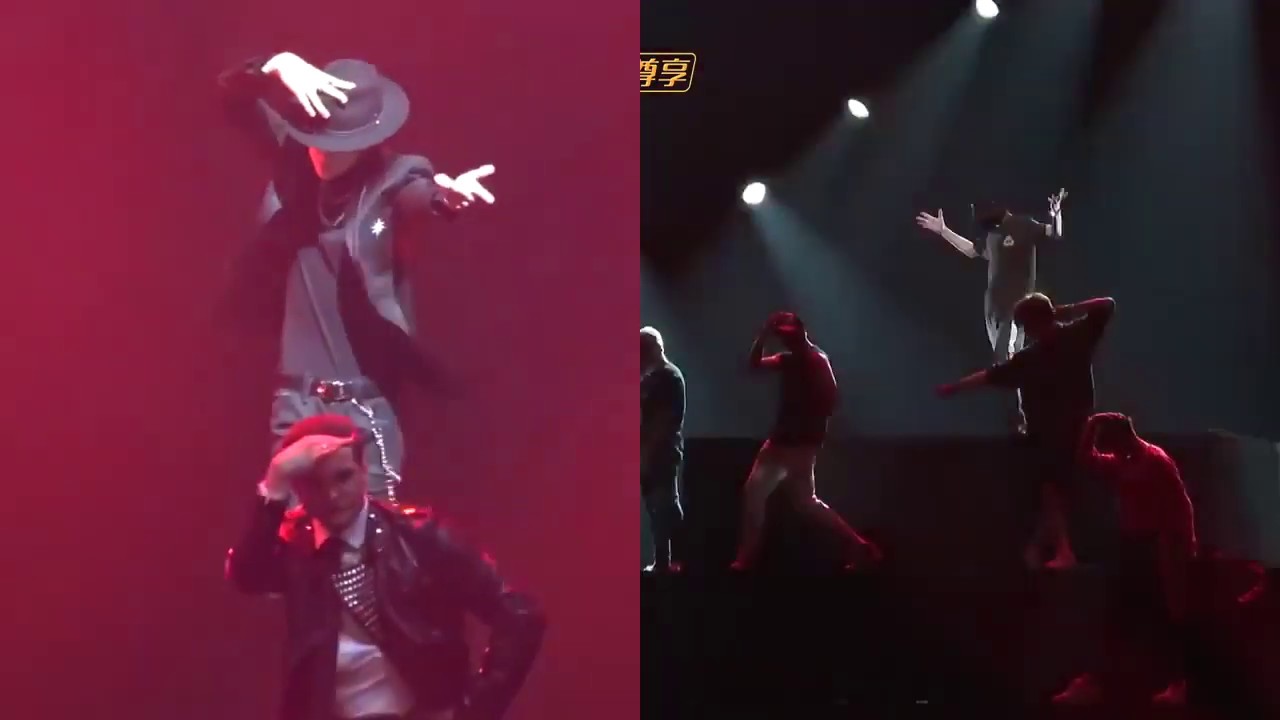 Wang Yibo 王一博 | dance comparison rehearsal VS live performance | Hunan TV Double 11 Gala 왕이보