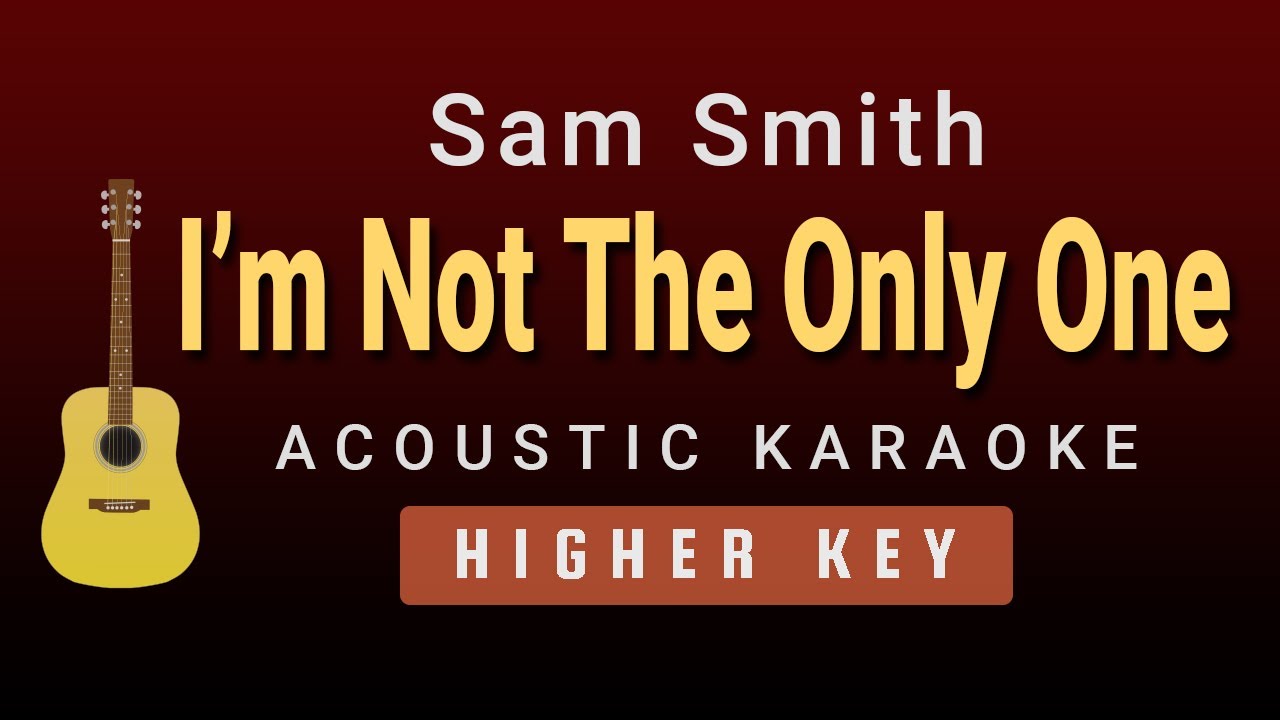 I'm Not The Only One - Sam Smith(Female / Higher Key Acoustic Karaoke)