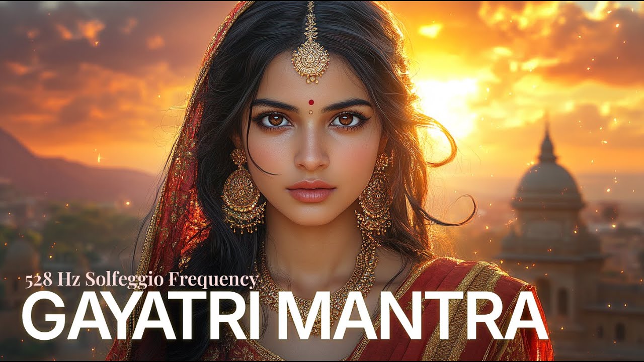 ☀️𝟓𝟐𝟖𝐇𝐳 Deep Healing, Peace & Spiritual Awakening | Gayatri Mantra Meditation