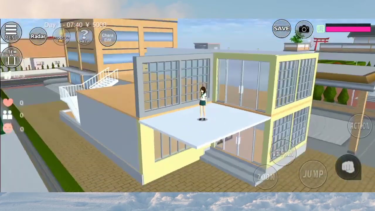 Cara buat rumah tingkat untuk pemula di SAKURA SCHOOL SIMULATOR TUTORIAL PART 2