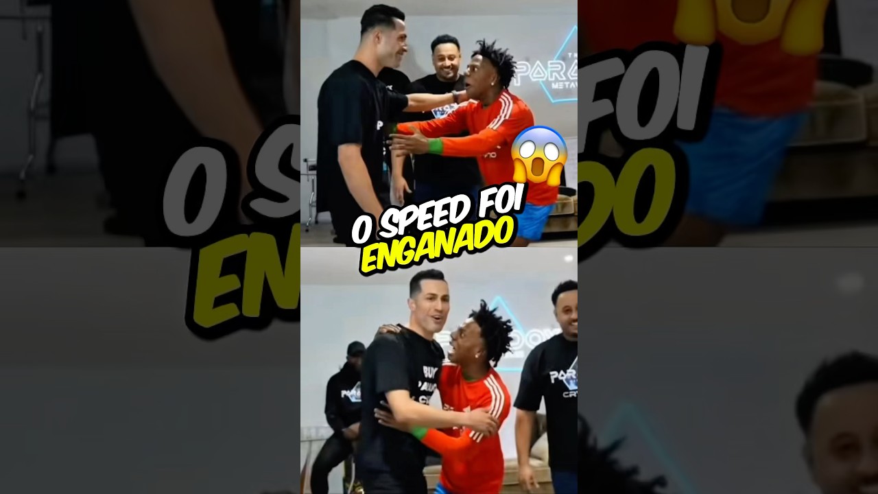 O SPEED FOI ENGANADO PELO CLONE DO CRISTIANO😱😡