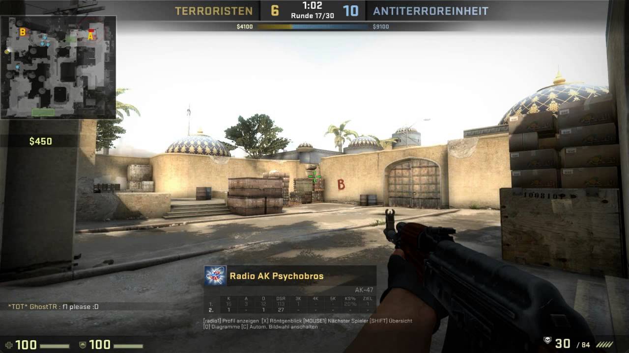 CS:GO |  Psycho 1 vs 5 Ace Clutch w/ AK-47 Silver Rank