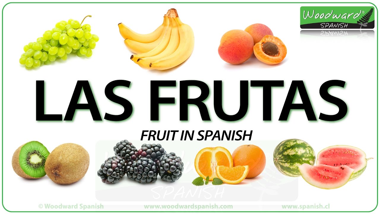 Fruit in Spanish | Learn Spanish vocabulary about FRUIT with pictures | Las frutas en español