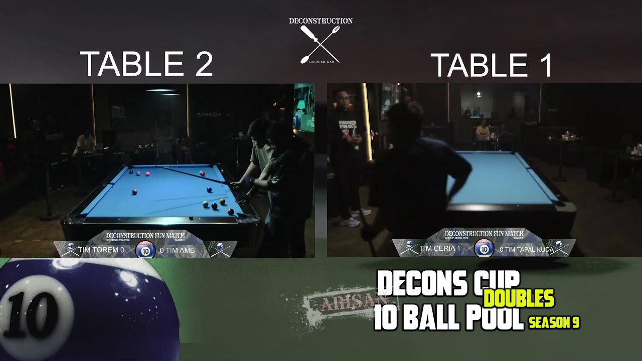 Decons Cup 10 Ball Pool Doubles Season 9