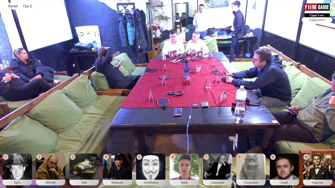1.03.26 - Турнір Королів 2026 Cappuccino Mafia Club_ Стіл 1