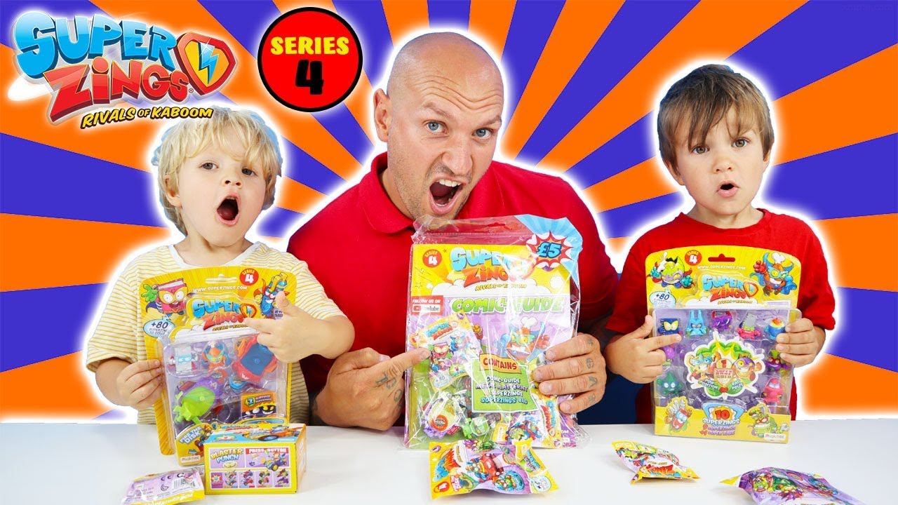 Superzings Series 4 Mega Unboxing