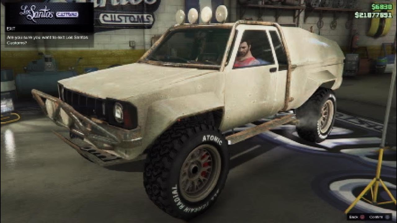 Karin Rusty Rebel - All Customisation Options - GTA V Online (OFF-ROAD)
