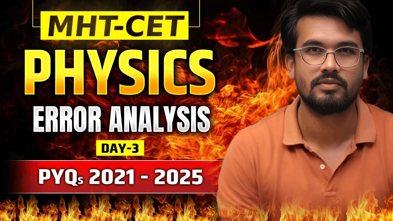 ERROR |  DAY-3 PYQ | UNIT AND DIMENSION #expectedquestions #mhtcet2026 