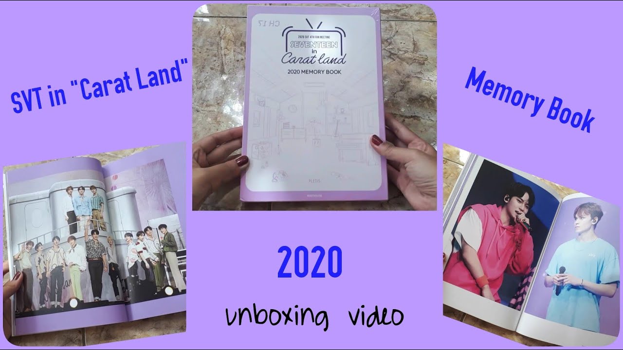 Unboxing: SEVENTEEN in Carat Land Memory Book 2020