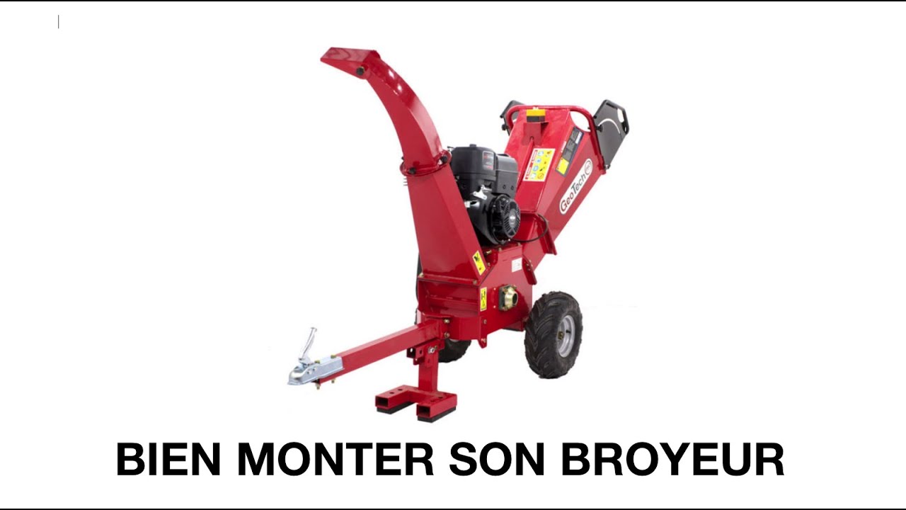 ASTUCES POUR BIEN MONTER SON BROYEUR DE BRANCHES THERMIQUE : GeoTech PCS 155 BSE