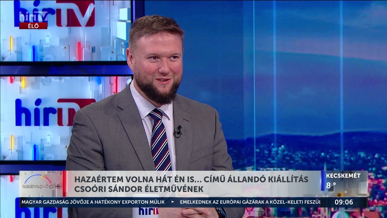 Hazaértem volna hát én is… című állandó kiállítás Csoóri Sándor életművének - HírTV
