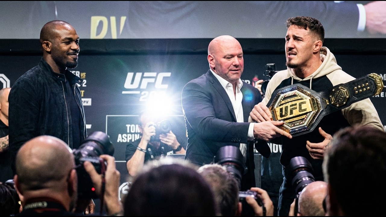 OFFICIAL: Dana White STRIPS Tom Aspinall!