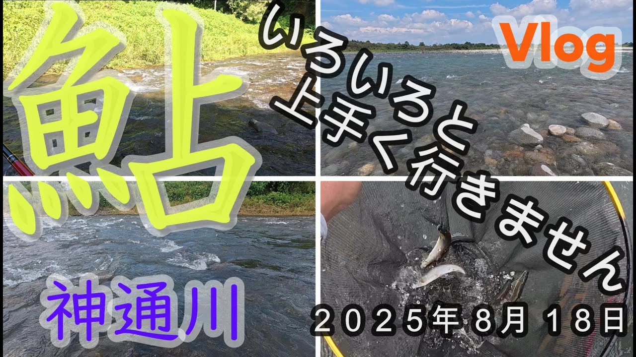 【神通川】いろいろと上手く行きません　２０２５．８．１８
