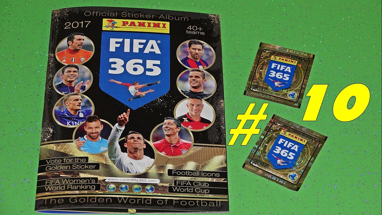 Panini FIFA 365 Stickeralbum 2017 new video 10 Sticker new Album Lucky Bag unBOXing # 10 Panini FIFA