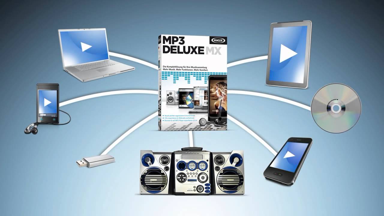 MP3-Software mit komfortabelsten Funktionen - MAGIX  MP3 deluxe MX (DE)