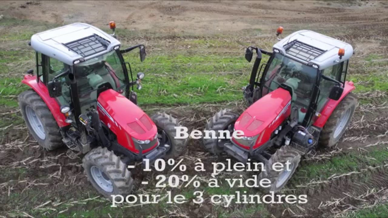 Essai comparatif de tracteurs 100 ch Massey Ferguson