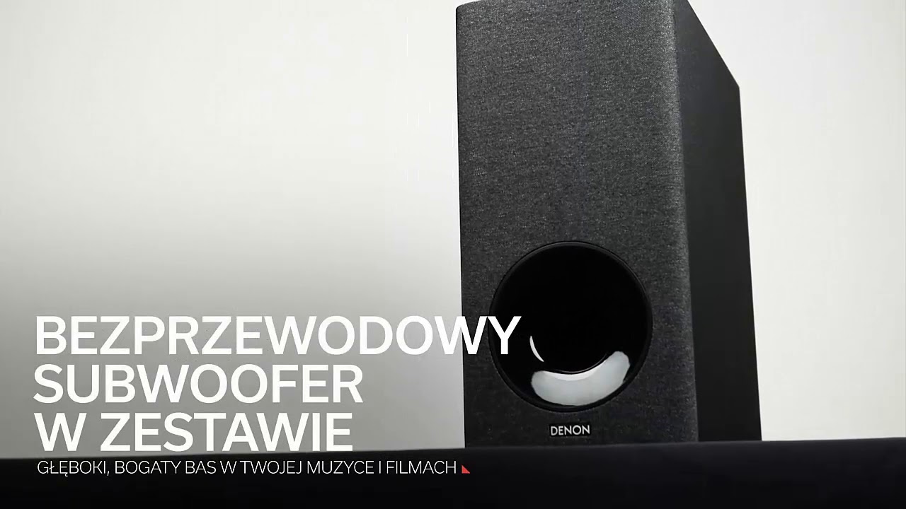 Denon DHT-S416 Soundbar z funkcjonalnością Google Chromecast