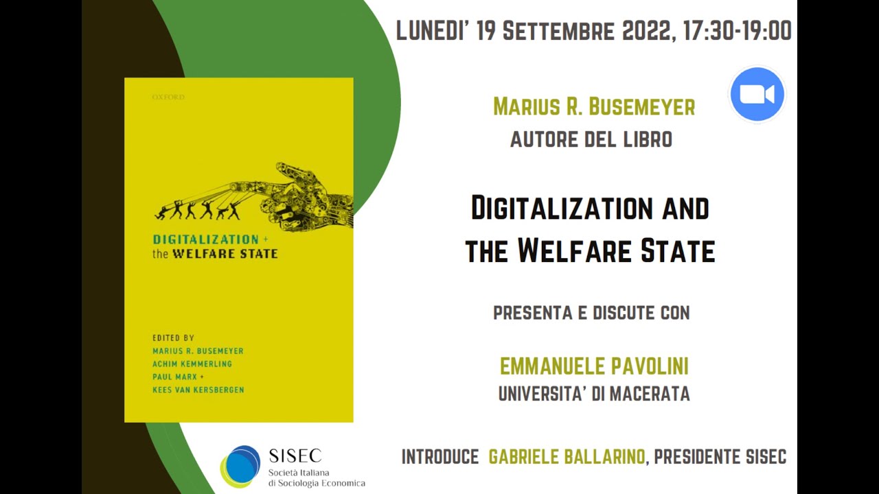 Authors meet critics |  Digitalization and the welfare state | Marius R. Busemeyer