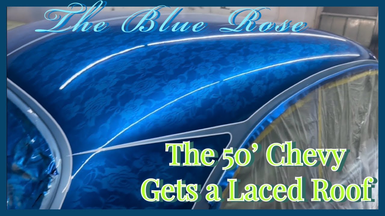 The 1950 Chevy Styline Known As The “Blue Rose” Gets A Laced Roof With Scallops