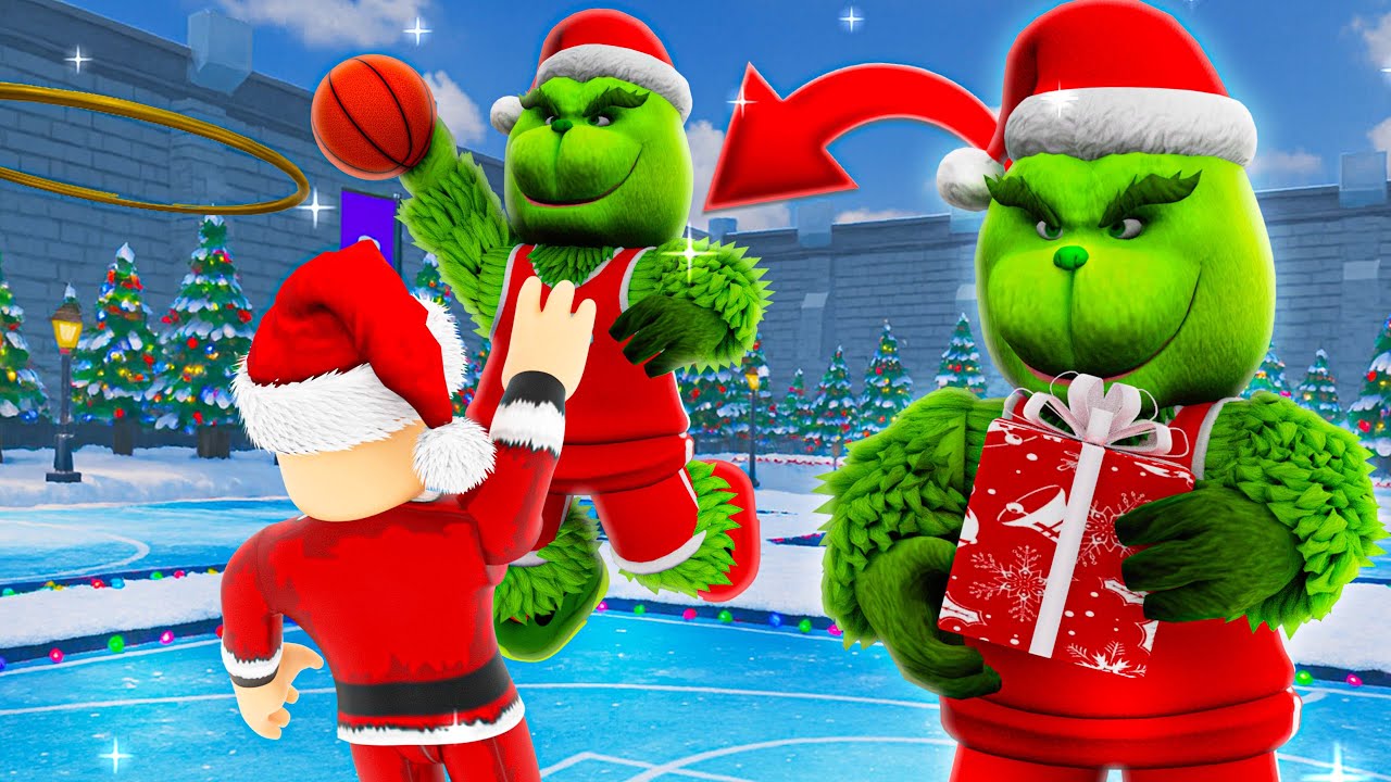 Это НОВОЕ РОЖДЕСТВЕНСКОЕ ОБНОВЛЕНИЕ превратило меня в ПОЛУБОГА в Roblox Arcade Basketball!