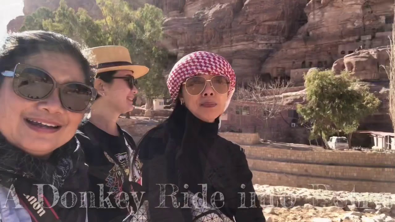 A Donkey Ride in Petra, Jordan