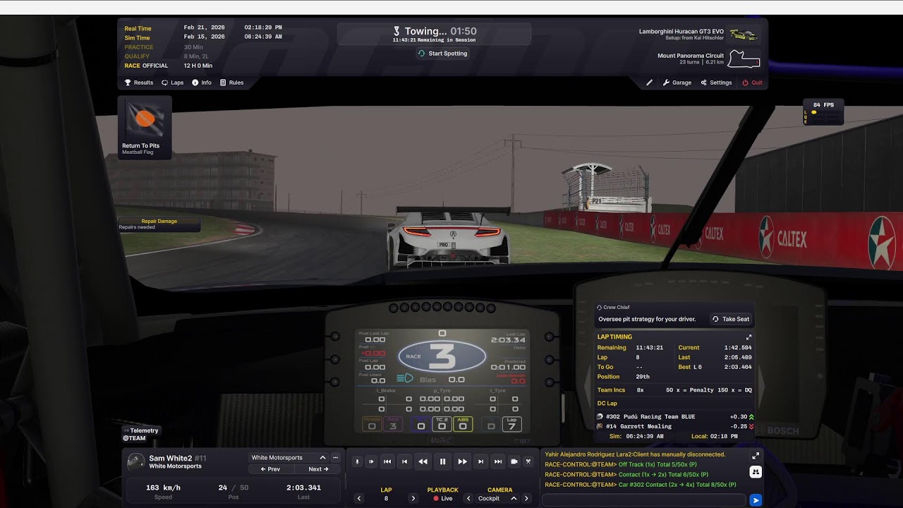 iracing - 12h Bathurst Race