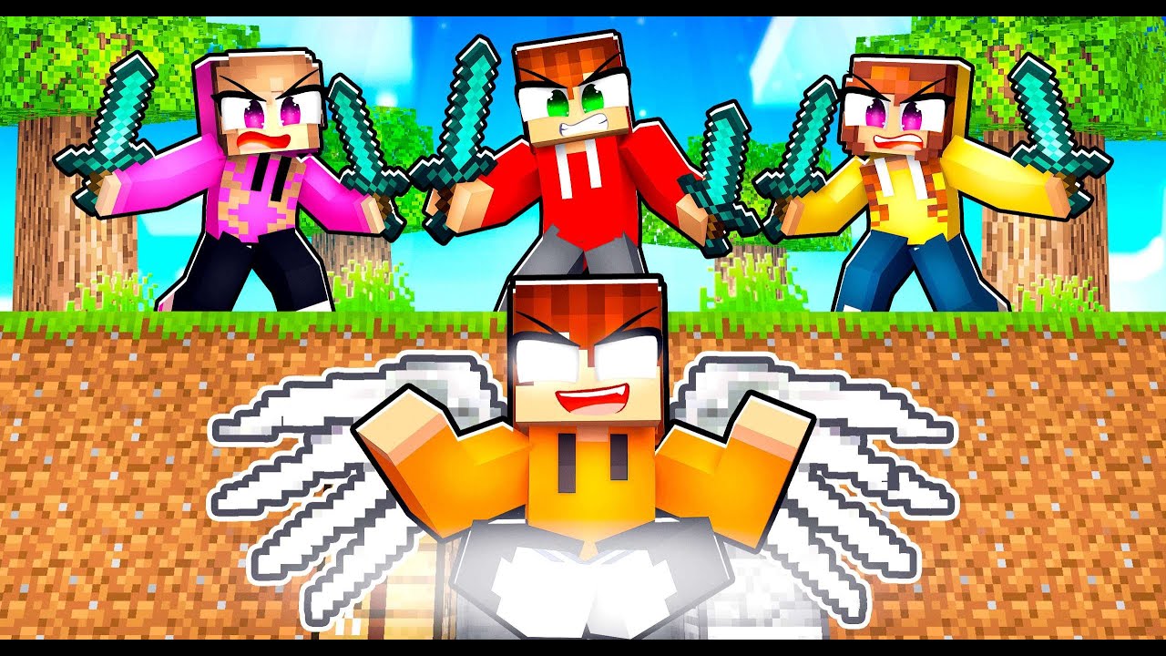 HUNTERS vs GOD SPEEDRUNNER In Minecraft!