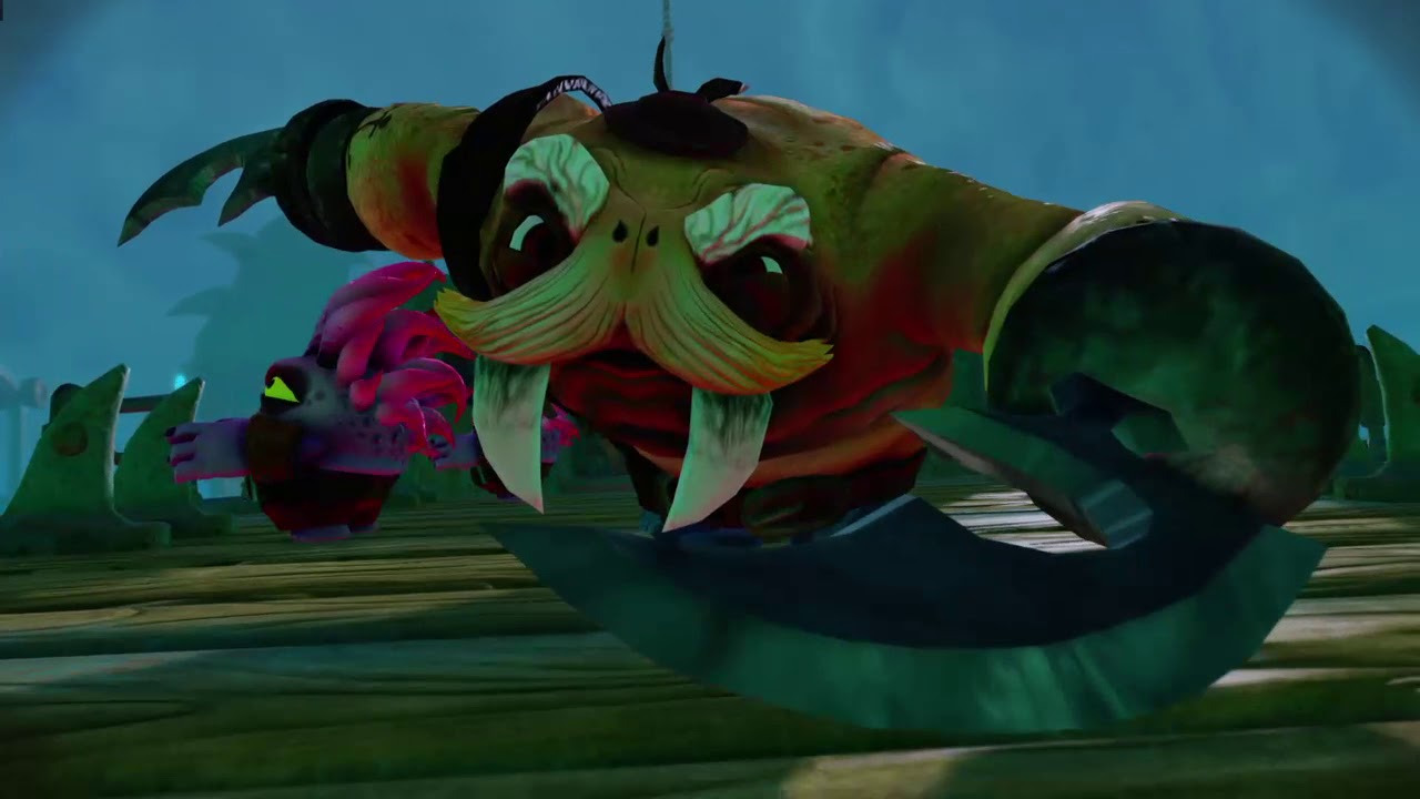 Skylanders Trap Team:brawling with brawl and chain