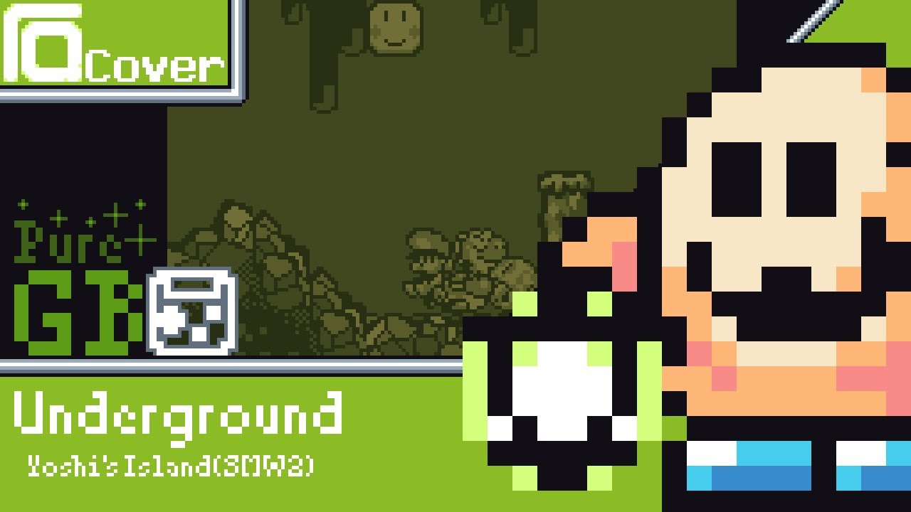 Underground - Yoshi's Island (SMW2) - Pure Gameboy;8-Bit Cover