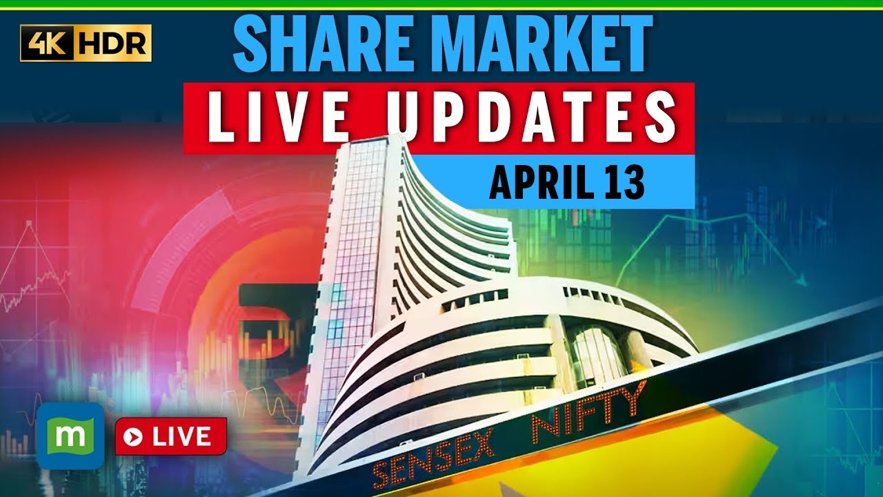 Stock Market LIVE Updates: Iran Ceasefire Deal | Crude Oil Prices | Nifty & Sensex | April 13