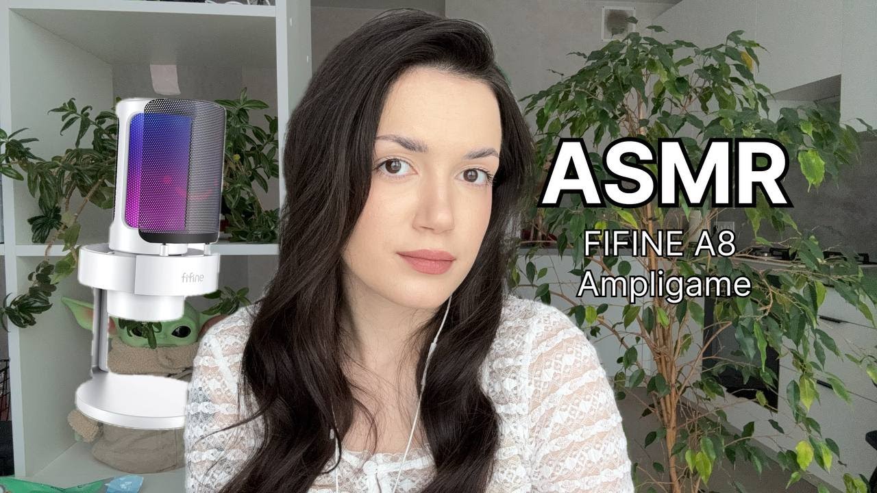 АСМР ТЕСТ МИКРОФОНА FIFINE AMPLIGAME A8 🤍 100% МУРАШЕК