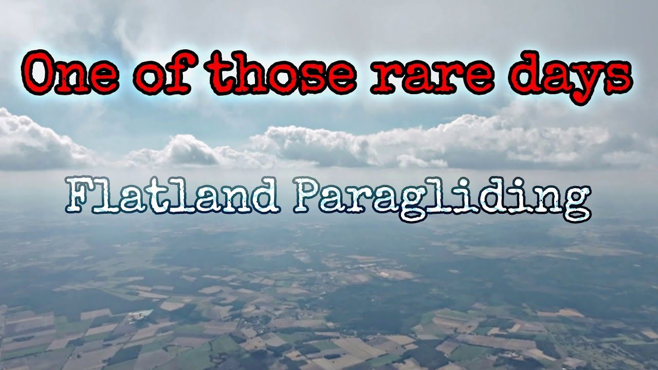Mit Gleitschirm zu Kaffee und Kuchen | Wittingen - Celle Flatland XC Paragliding Slow TV & Uncut